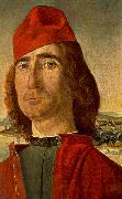 Portrait of an Unknown Man with Red Beret dfg CARPACCIO, Vittore